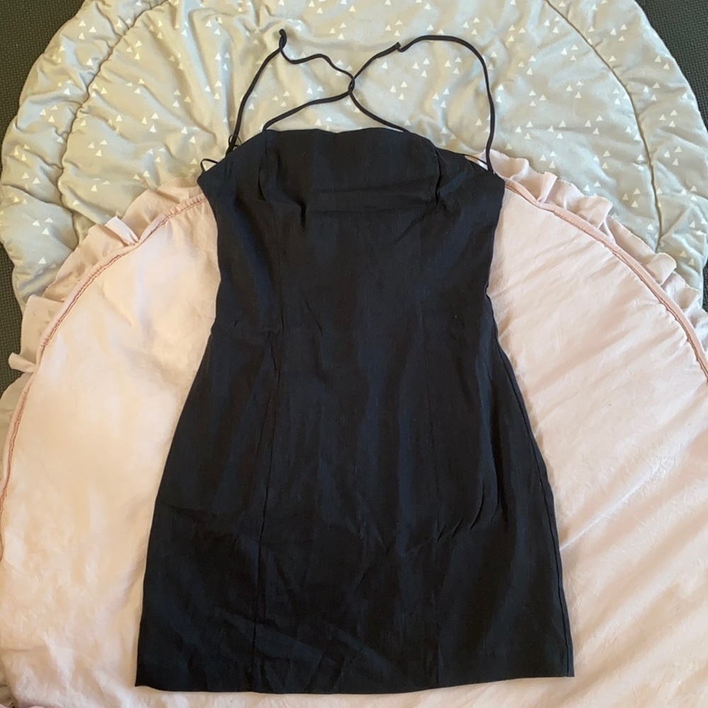 ZARA NWT Black Mini Dress Size Medium